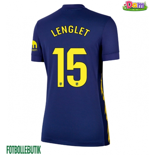 Atletico Madrid Clement Lenglet #15 Bortatröja Kvinnor 2025-26 Kortärmad